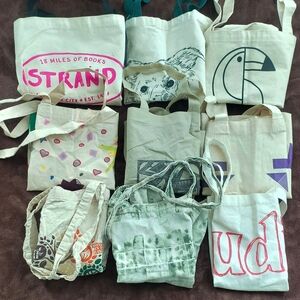 Bundle Canvas Tote Bag Collection 9 bags